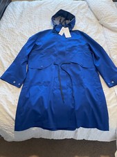 Nwt Lacoste Raincoat Women Hooded Long