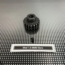 Mod 1.5 19T 8MM Shaft Steel M1.5 Pinion Gear For 1/5 RC Car M1.5 Spur Gear