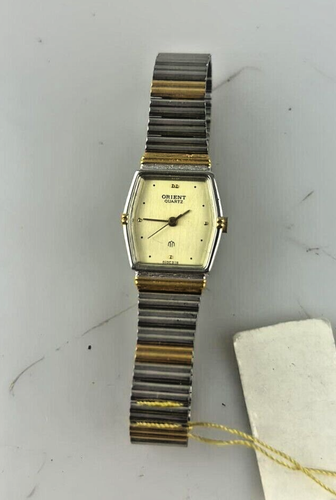 Montre Orient Quartz 19 MM Femme vintage Japon Non Fonctionnant Rechange Acier - Photo 1 sur 3