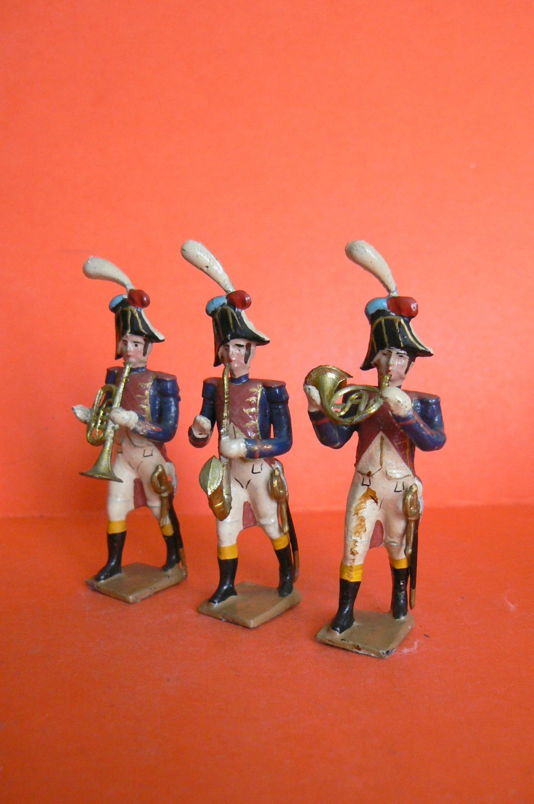 Soldat CBG Mignot – Musicien 1er Rgt De Grenadiers De La Garde (1er Empire) – Plomb Peint