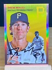2023 Topps Chrome Platinum Anniversary - Rose Gold #336 Drew Maggi (RC) 22/75