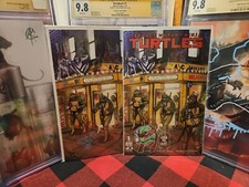 Coppia di Natwa TMNT #1 variante esclusiva NYCC Bodega MARCATI E FIRMATI