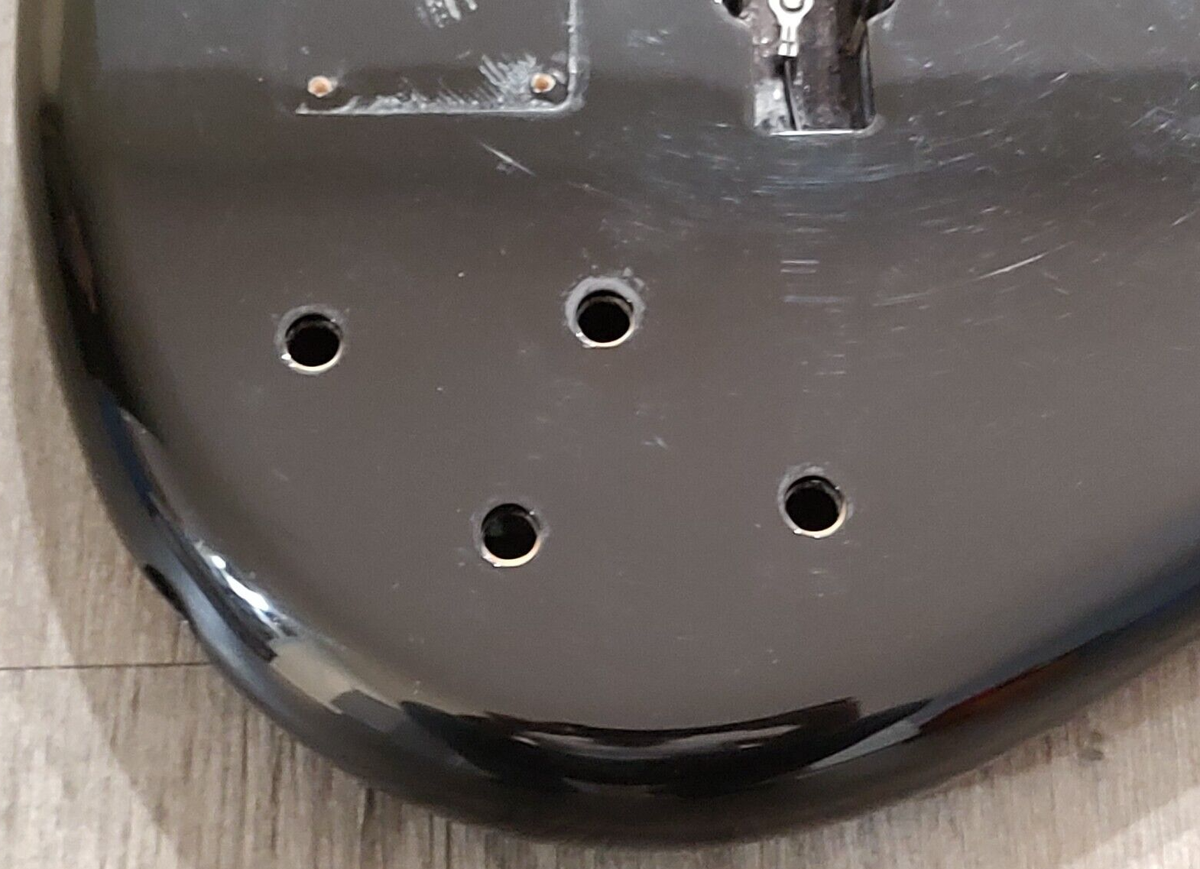 IBANEZ SR300 DX BASS GUITAR BODY - BLACK - MADE IN KOREA IN 2001