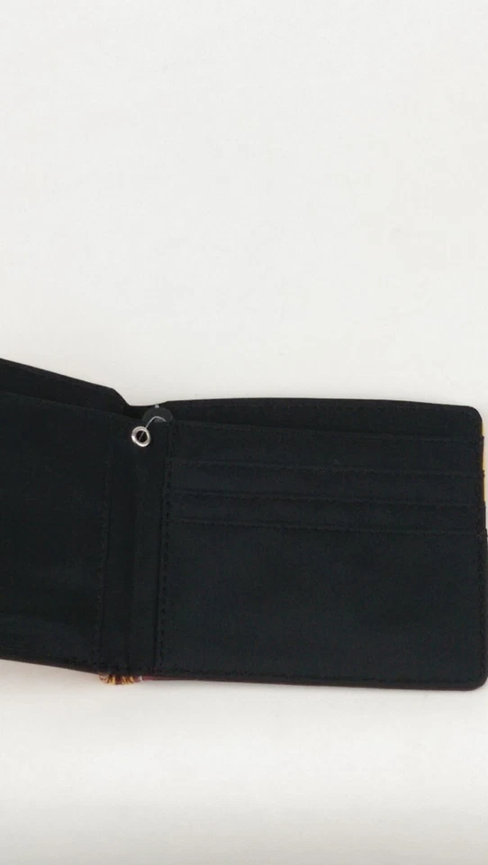 Лицензированный складной бумажник NFL из полноцветной веганской кожи с банкнотами Buffalo - Изображение 4 из 4