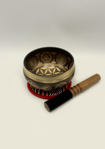 Flower of Life Singing Bowl 4.5" - Picture 5 of 5
