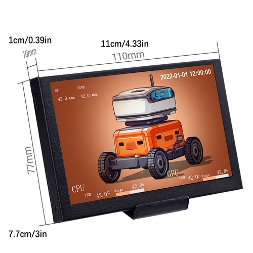 5" USB TYPE-C Secondary Screen IPS CPU GPU RAM Monitor Display Freely AIDA64 - Picture 11 of 12