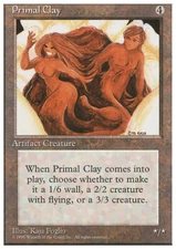 MTG Magic the Gathering Primal Clay (342/379) Fourth Edition MP