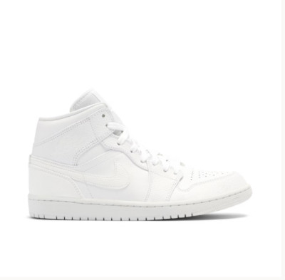 Jordan 1 Mid Triple White 2.0 (2020) 554724-130