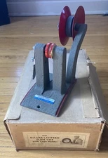 Burke & James, Inc Ideal Lantern Slide Vise and tape dispenser cast iron w/ box