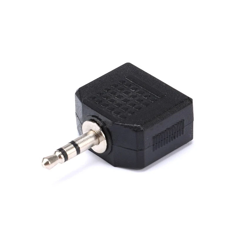 3.5 mm Earphone Headphone Y Splitter Cable Adapter Jack Male To Double Female - Image 4 of 4