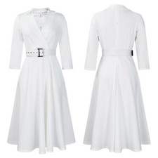 Pleated Formal Dresses for Women Cross Work Office A Line Party Dress Maxi Dress