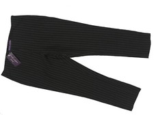 NEW 798 Ralph Lauren Collection Pants  US 6 Black With Gray Stripe USA Made