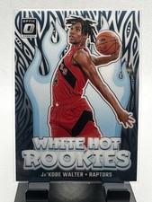 2024 Optic JaKobe Walter White Hot Rookie Toronto Raptors #13