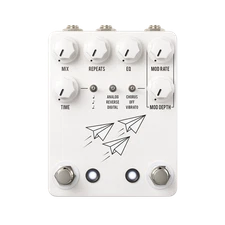JHS Pedals Flight Delay Reverse Analog Digital Chorus Vibrato White