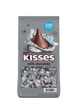 HERSHEY'S KISSES Milk Chocolate Candy - 330 pcs, Bulk Bag Candies, 56 Oz.