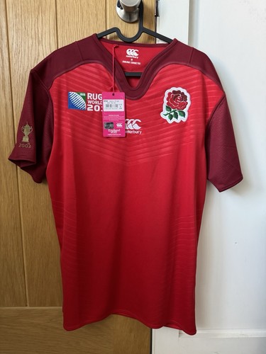 England Rugby Away Shirt 2015 World Cup Medium. New with Tags! Official & Rare. - 第 1/10 張圖片