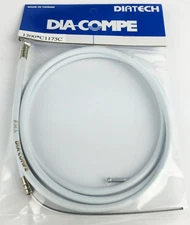 Dia-Compe REAR BMX bicycle brake cable - WHITE