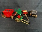 Vintage Playmobil Wagon Lot Stagecoach Carriage Horse Trailer Incomplete READ