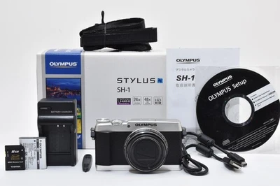 [Near Mint] Olympus Stylus SH-1 Silver 16MP 24x Zoom Digital Camera Japan 3313 - Photo 1/4