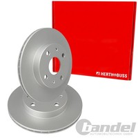 2X Herth+Buss Bremsscheiben 234Mm InnenbelÜFtet Vorne Passend FÜR Daihatsu