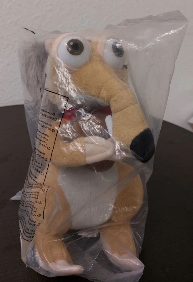 Plüschtier Scrat Ice Age Kollision voraus Weihnachten Plüschfigur Stofftier Neu - Bild 3 von 4