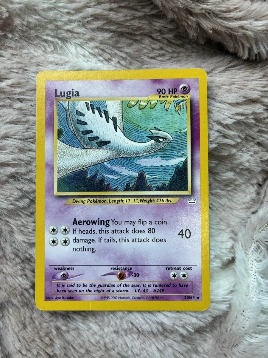 ルギア REVELATION-LUGIA 特典カード Lugia Pokémon TCG Neo Revelation Individual Collectible Card Game