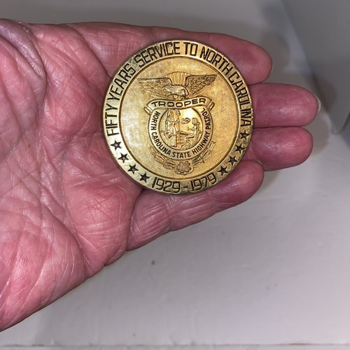 Fifty Years Service To North Carolina State Highway Patrol 1929-1979 Belt Nickel