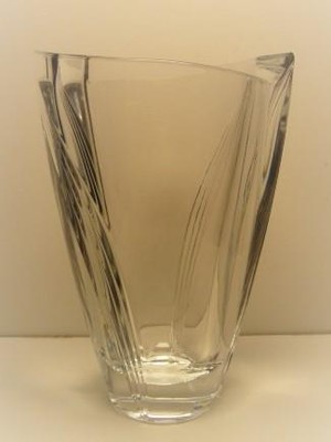TIPPERARY CRYSTAL ''PEARL'' Hand Made Heavy Lead Crystal  Irish  Vase 10'' RARE