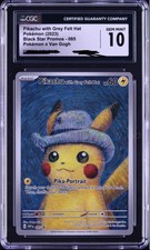 Grey Felt Hat Pikachu CGC 10 *chaser*