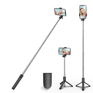 3 in 1 Extendable & Portable iPhone Tripod Selfie Stick with Wireless Remote