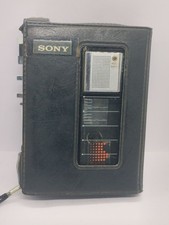 Sony TCM 9 Walkman Cassette player Motor spins read For Parts or repair