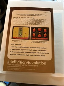 Intellivision Raiders Of The Lost Ark