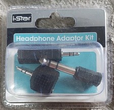 i-Star Philex Headphone Adaptor Kit 3.5mm Splitter + 6.35mm Adapter Sealed