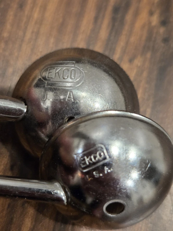 2 bailarinas de melón vintage ECKO de doble extremo EKCO hechas en EE. UU. MCM Foto 4 de 4