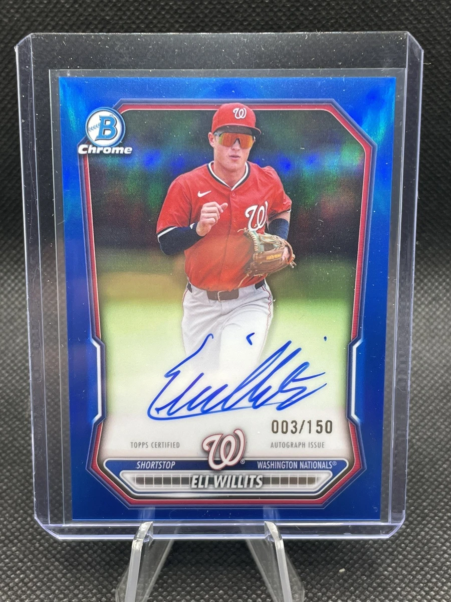 チャップマン ボウマンオート リフラクター Bowman Washington Nationals Baseball Autographed Sports Trading