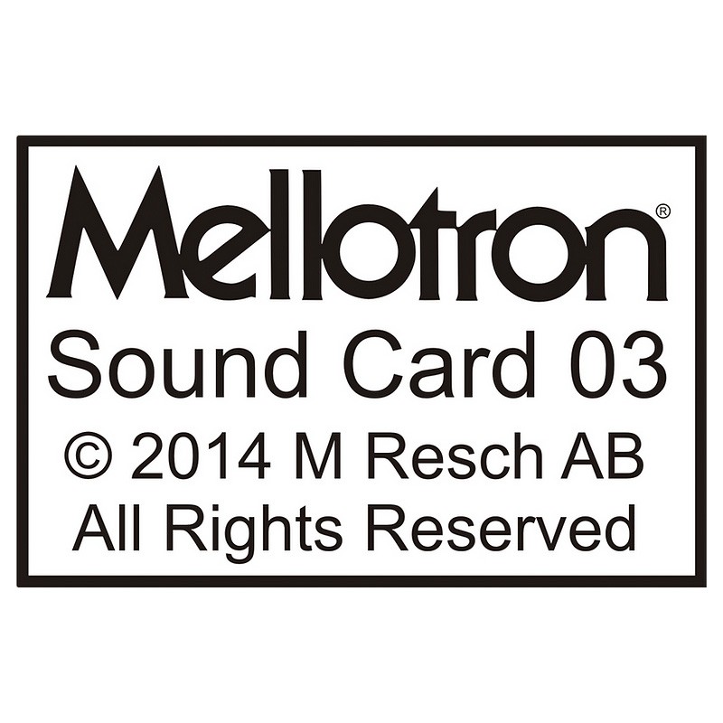 Mellotron Sound Card 03 80290₽