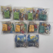 Burger King Kids Meal Toys Lot of 10 Sealed Bonker’s crash Apart Cars Fast Food
