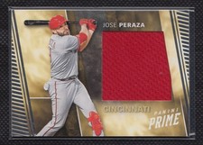 2019 Panini Chronicles Prime Swatches Jose Peraza Red Jersey Cincinnati Reds