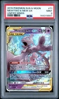 2019 POKEMON SUN & MOON UNIFIED MINDS #71 MEWTWO & MEW GX PSA 9