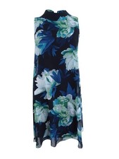 Vince Camuto Women's Floral-Print Chiffon Shift Dress