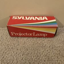 VINTAGE SYLVANIA PROJECTOR LAMP - DEK/DFW - 500W, 120V, AVG 25 Hours