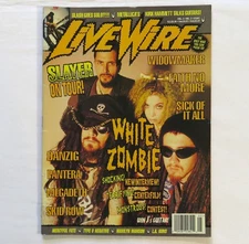 Live Wire Magazine 1995 Heavy Metal Music Thrash Grunge Alt Reznor Centerfold