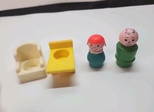 1970s Fisher Price little people 2 school desk/chair