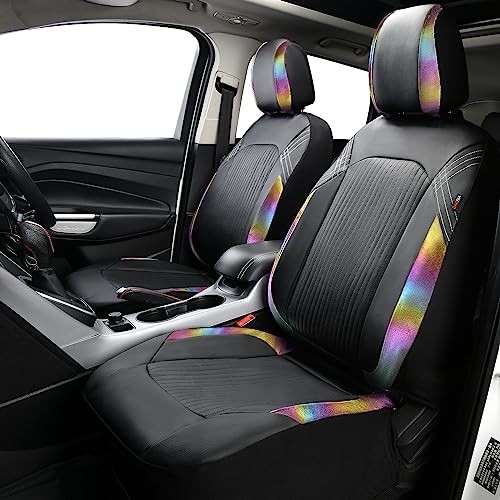 Synthetic Leather car seat Covers Full Set Front and Rear Bench Fashion Easy - Picture 4 of 7