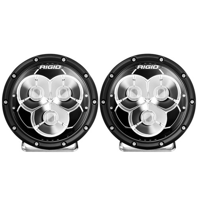 #ad #ad Rigid 36211 360 Series Laser Edition Spot Round LED Lights Pair Kit Set Aluminum $1499.99