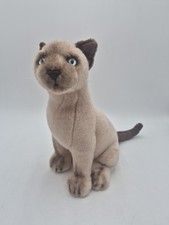 Vintage 1995 Soft Classics Siamese Cat Blue Eyes Toys R Us Plush 13  P1
