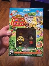 NEW! WiiU Animal Crossing Amiibo Festival Bundle Nintendo- Game, Cards, Amiibos