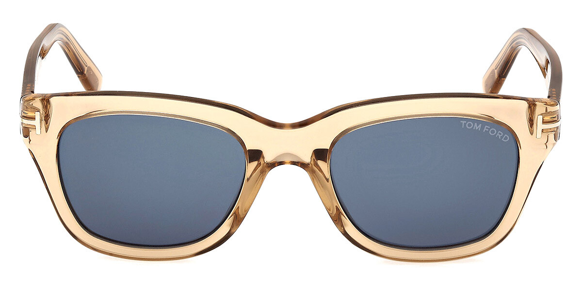 Tom Ford FT0237 Snowdon 52mm Square Shiny Light Brown Tom Ford FT0237 Snowdon 52mm Square Shiny Light Brown
