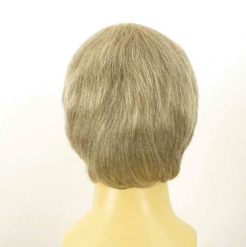 Perruque homme 100% cheveux naturel blanc méché gris ref VICTOR 51 - Imagen 5 de 8