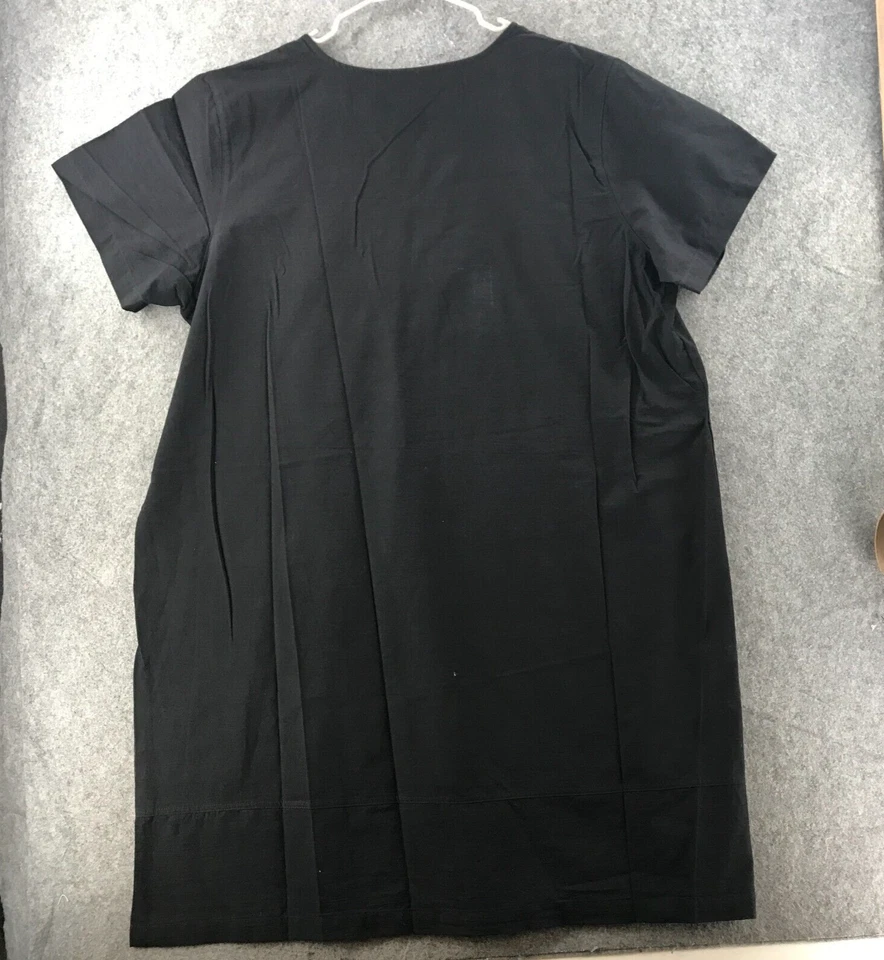 Vestido Jane Ashley Mujer 3X Bordado Corpiño Negro Algodón Cambio Cómodo Foto 2 de 4